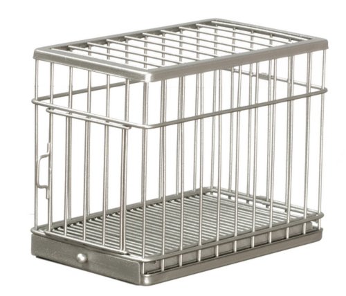 Accessoire animal de compagnie 1:12 en métal galvanisé durable pour collectionneur