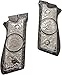 Custom Grips for Taurus PT-99 PT-92 PT-100 PT-101 Metal Black Nickel PT Grips Screws