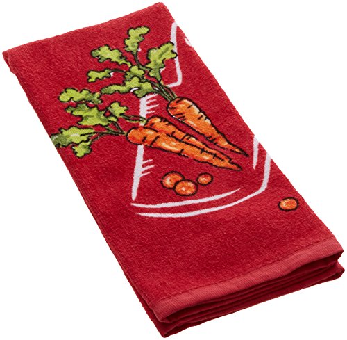 Kay Dee Designs Cook Collection Cotton Fiber Reactive Towel, 16 by 26-Inch, Chop