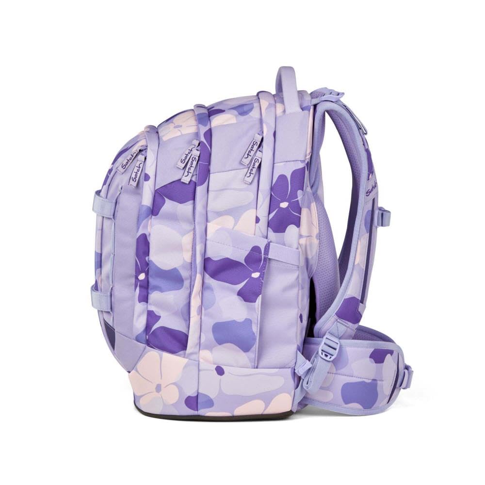 Satch Juego mochila Lilac Blossom Artículos escolares Unisex Poliéster Reciclado Multicolor