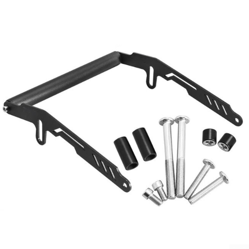 Motorcycle Navigation Bracket for Zontes 368G GPS Mount Kit Thickened Metal Bar Phone Holder Adventure Touring Black