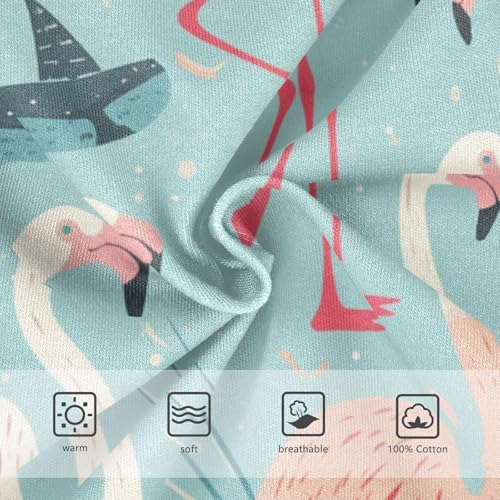 Flamingo Christmas Pink Slate Baby Boys Soft Kids Underwear Cute Children Panties3