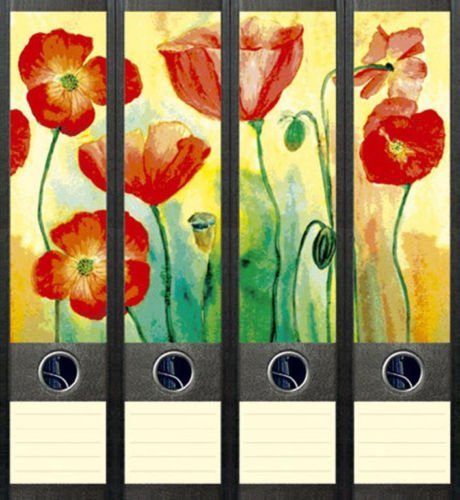 File Art 4 Design Ordner-Etiketten Cat and Guitar