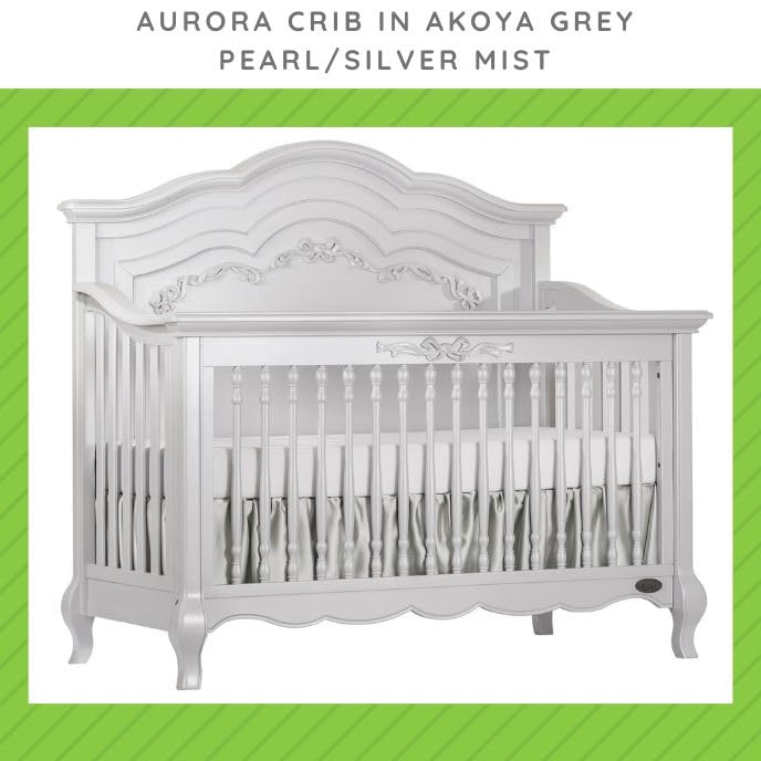 Image of Toddler Bed Safety Guard Rail for Evolur Baby Convertible Cribs - Solid Wood Rail for Convertible Crib to Toddler Bed Conversion - Safety Bed Rail for Children (Silver Mist, Model 846)
