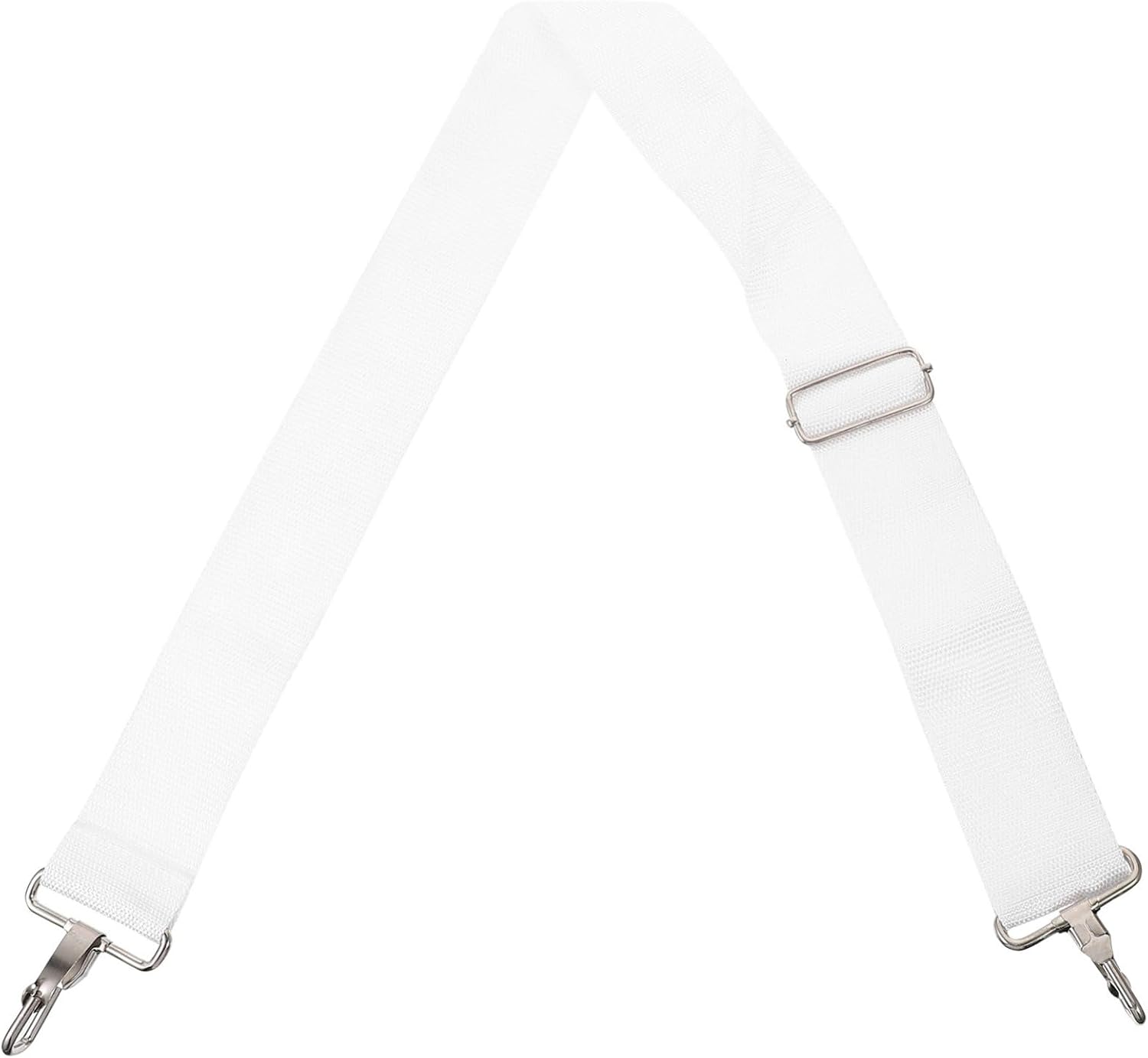 Adjustable White Snare Drum Suspender Strap Oxford Cloth Military-style Belt for Marching Parade Percussion Accessories Comfortable Carry for Standing Performance