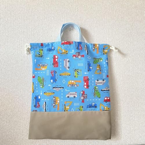 ブルー】入園入学4点セット レッスンバッグ 上靴袋 体操服袋 コップ袋