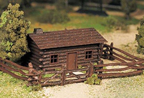 image for Bachmann Trains - PLASTICVILLE U.S.A. BUILDINGS – CLASSIC KITS - LOG