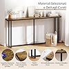 Yaheetech Tavolino Consolle da Ingresso Tavolo Console Stretto in Stile Industriale Design Compatto per Divano Corridoio Soggiorno 160 × 20 × 81 cm #3
