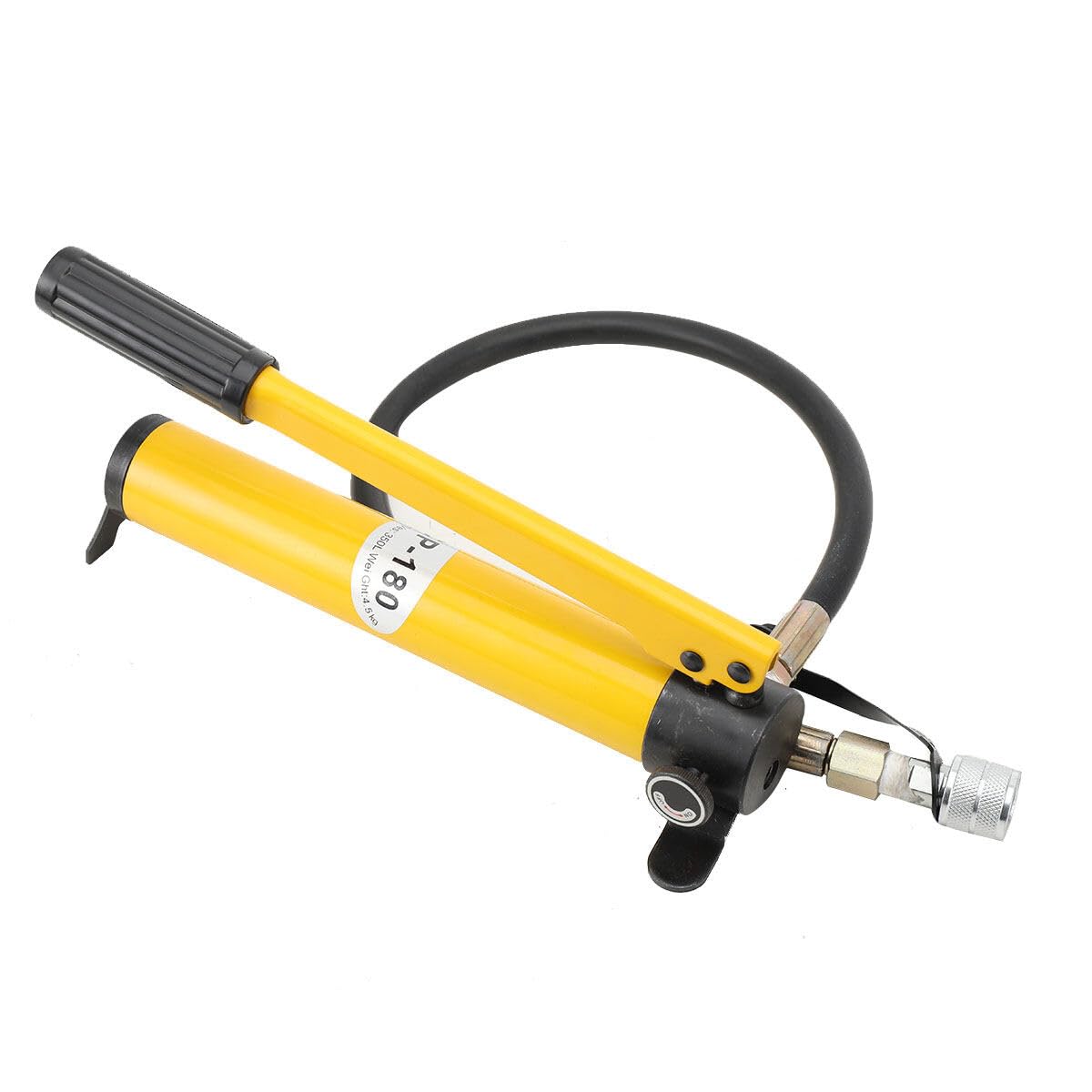 Pince à sertir hydraulique 6T V/TH - Pince à sertir hydraulique - Outil de pressage - Pince à sertir pour tuyaux en cuivre - Avec contour en V 12-28 mm - Contour TH 16-32 mm - Tête pivotante à