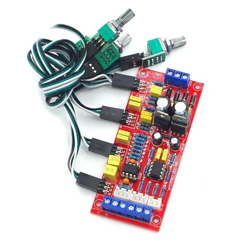Auditory Preamp Module NE5532 Double Chip Tone Board with Customizable Treble Midrange Bass Preamplifier