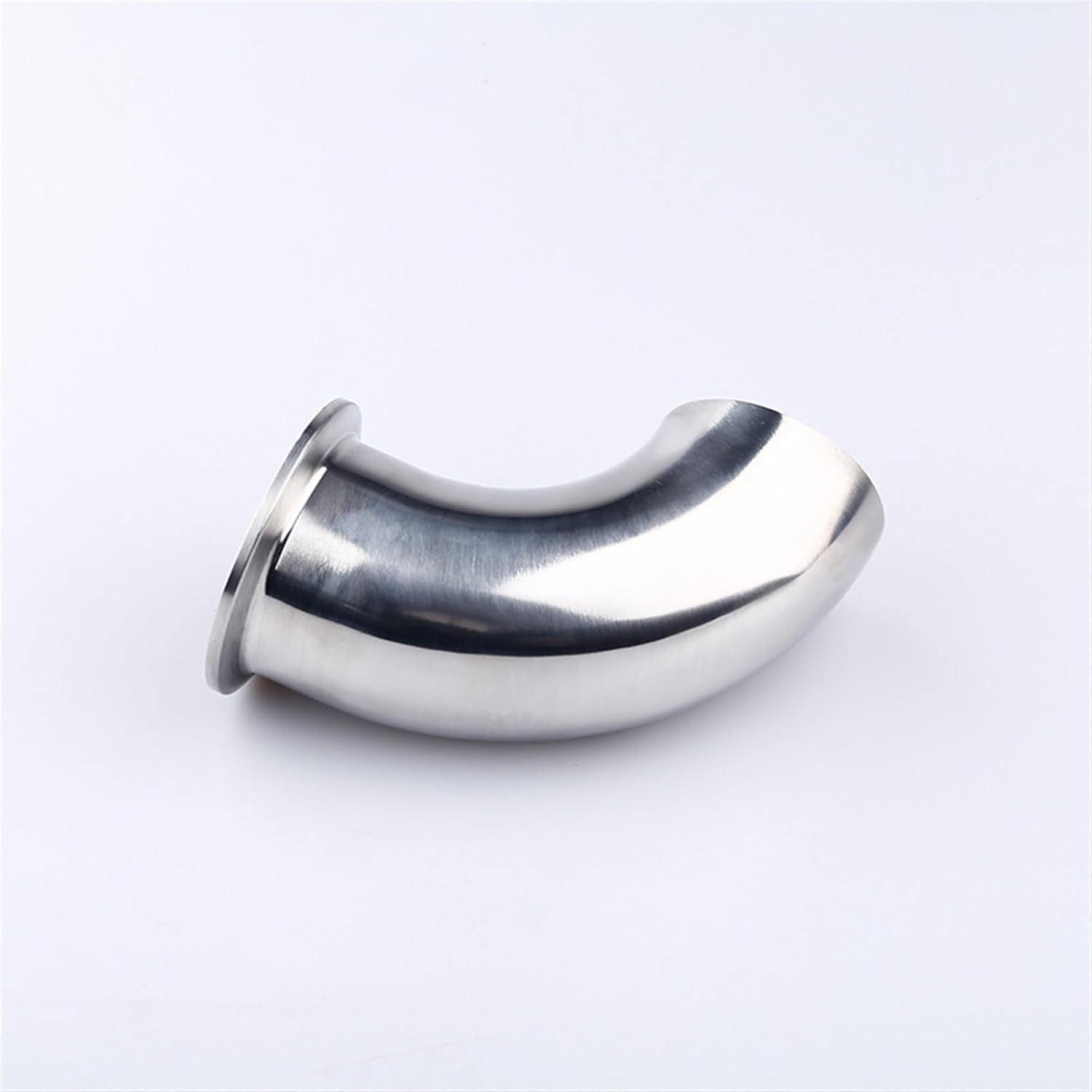 Stainless Steel Elbow 19/38/51Mm Pipe OD Butt Weld x 1.5” 2” Tri Clamp 304 Stainless Steel 90 Degree Elbow Sanitary Pipe Fitting(51mm x ferrule 64)