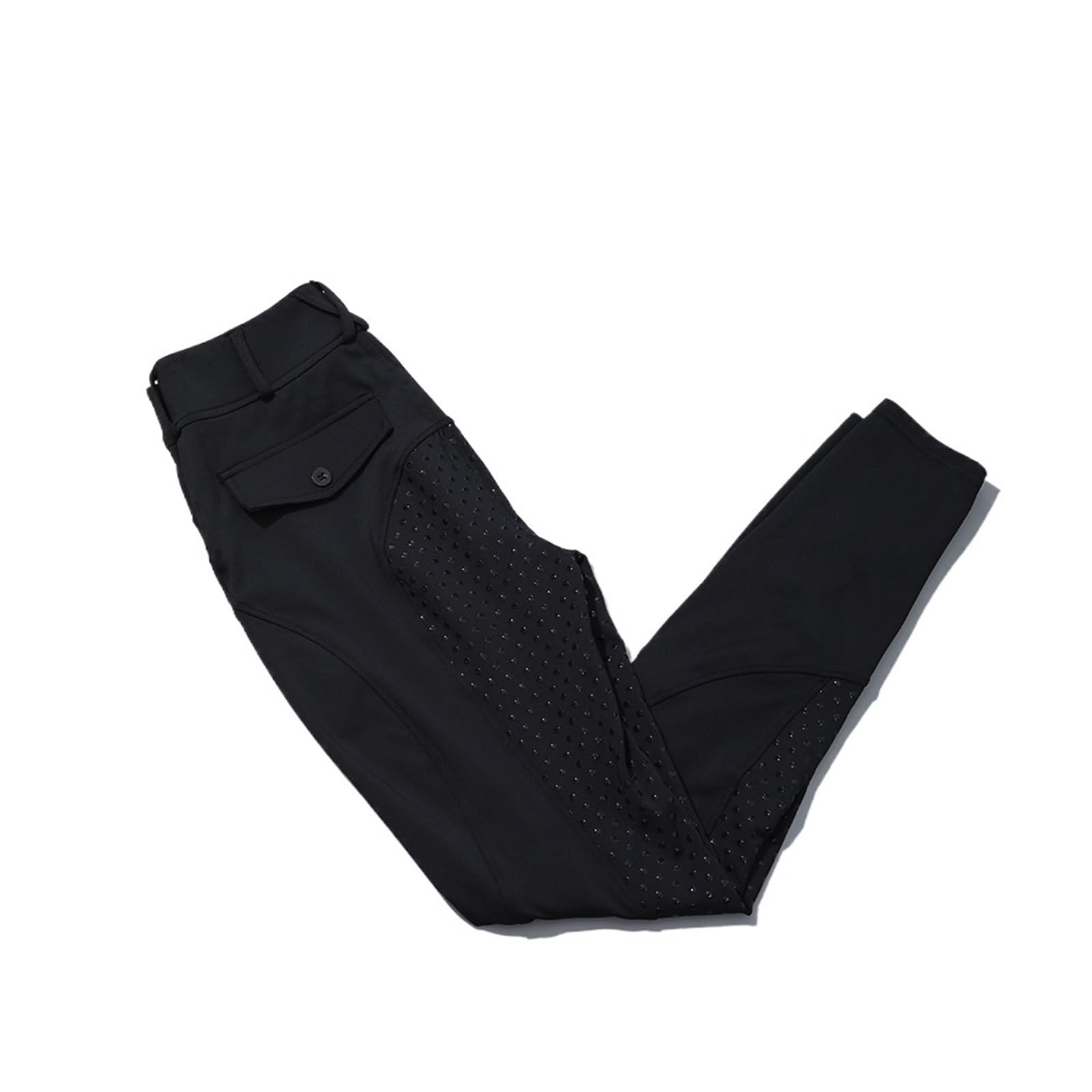 Pantalones Montar a Caballo Mujer Pantalones de equitación for Mujer, Mallas Entrenamiento Ecuestre, Ropa Deportiva for Exteriores(Black,M)