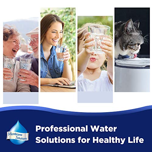 Membrane Solutions 20 Micron Sediment Water Filter Replacement Polypropylene Cartridge 10"X 2.5" For Whole House Ro System, Compatible With Aqua-Pure Ap110, Ge Fxusc,Whkf-Gd05,Culligan P5-6 Pack #TOP6