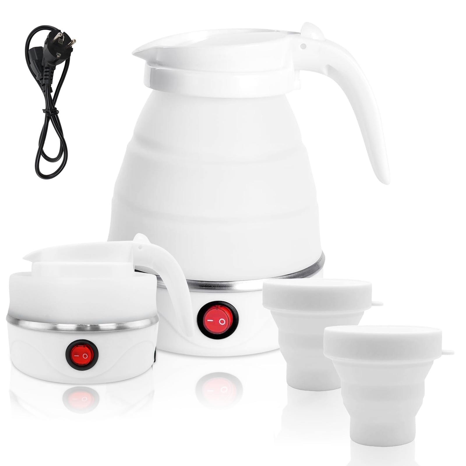 Bouilloire Pliable 0,6 L, Petite Bouilloire De Voyage