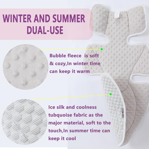 Image of Baby Stroller Cooling pad Warm pad car seat Cooling pad Warm pad car seat Universal ice pad Warm pad and Baby Stroller Liner Double Sided Winter and Summer Available