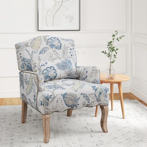 Simore Floral Accent Chair