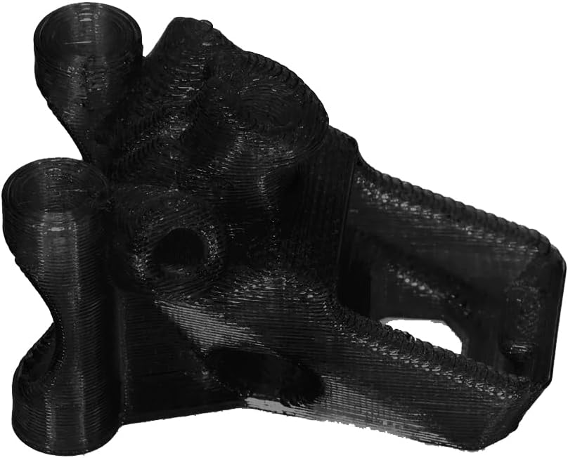 VERBANA FPV Drone 3D Printed Part Antenna Holder TPU Bracket for D-ji O3 Air Unit for TBS V2 Antenna Mount Seat Long Range for RC FPV Racing Drone Spare Part (Color : Black)