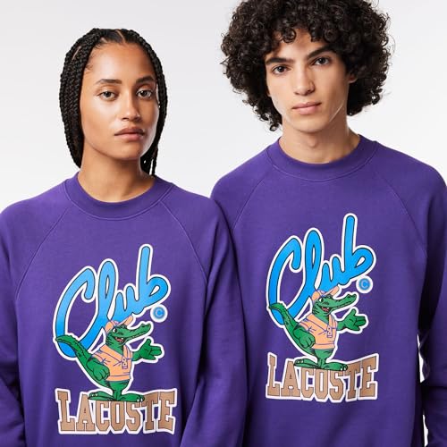 Lacoste SH1536-51 Men'S Club Graphic Crew Neck Sweatshirt thumb #4