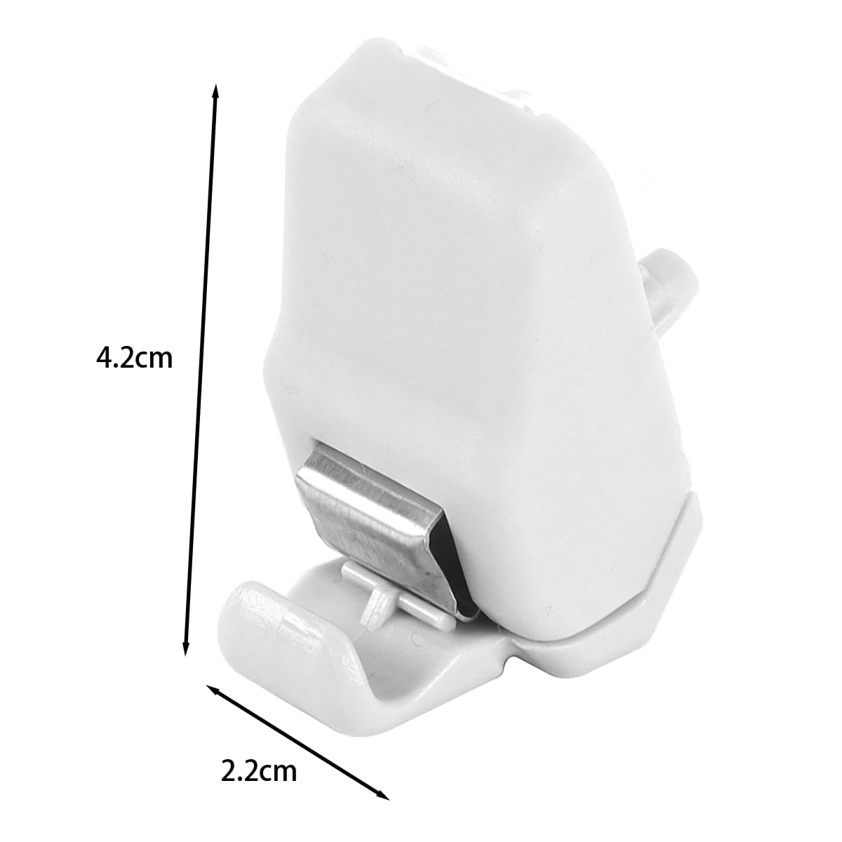 Huba Clip per parasole compatibile con 500L 2014-2017, pezzo di ricambio 5ND86MS7AA, supporto per parasole automotive, montaggio diretto
