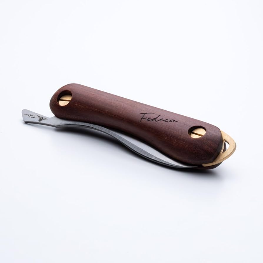 【新品】 フェデカ 山飯ナイフ イペ 天然木】折畳式料理ナイフSolo 名栗イペ 9,900円