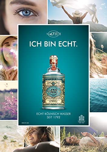 Mäurer & Wirtz 4711® Echt Kölnisch Wasser | Eau de Cologne 300ml Molanusflasche - Duftklassiker Im Ikonischen Flakon - Charakteristischer Duft - Unisex - Wohltuend Für Körper Geist und Seele