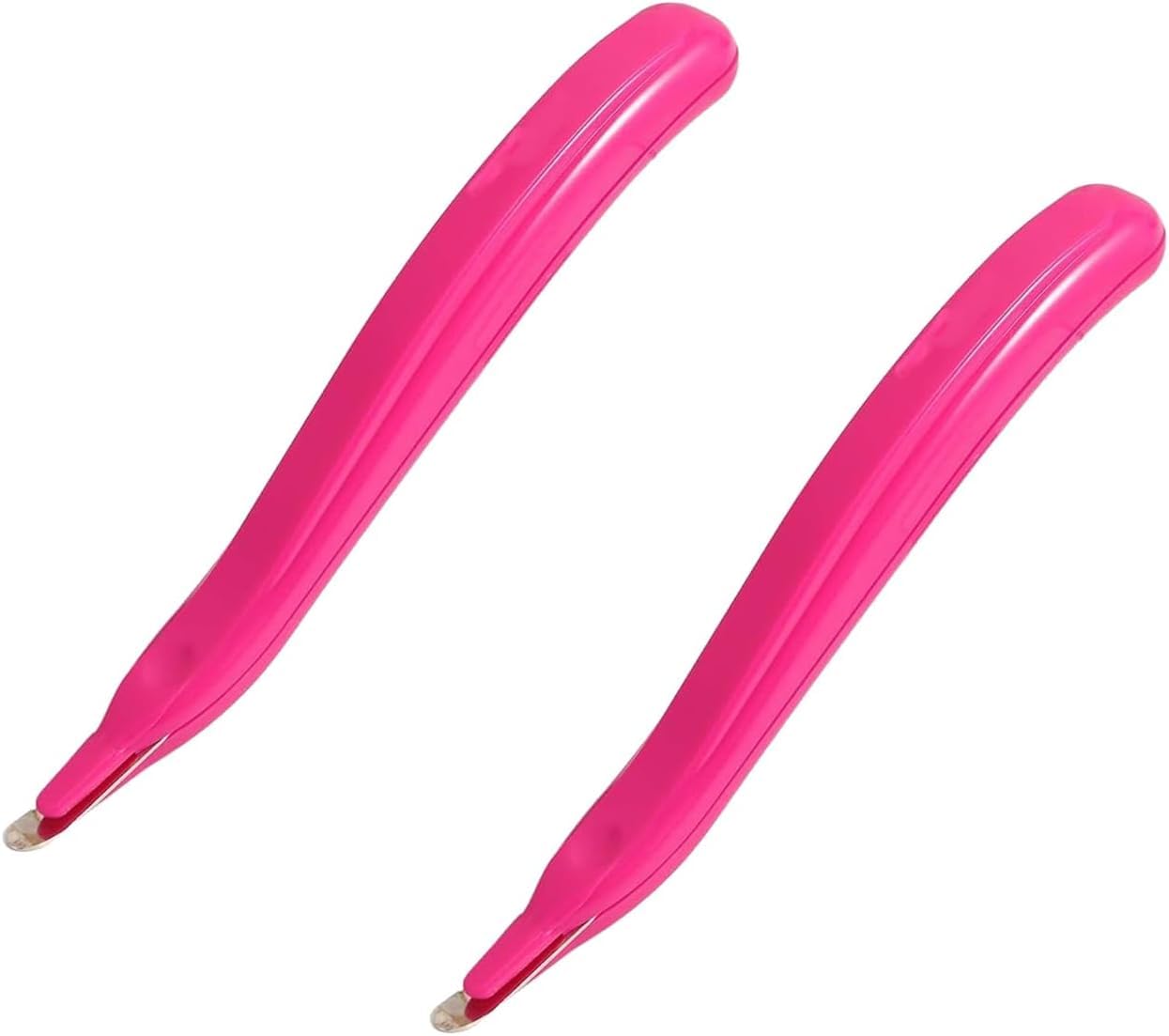 Txuolin Pink 2Pcs Portable Staple Remover,Staple Puller Tool Magnetic Head Staple Removal Tool Handheld Staple Puller,Pen Type Staple Remover Binding Supplies Office Products