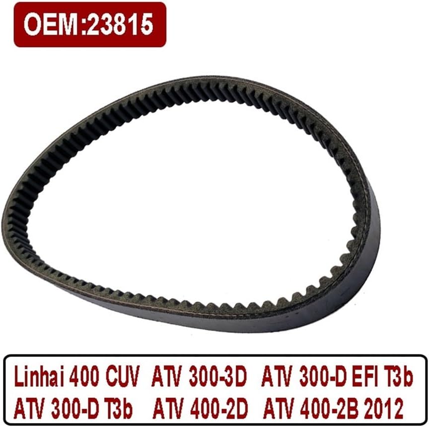 CVT Drive Belt 23815 Fit for Linhai ATV 300-3D 300-D EFI T3b 400-2D 400-2B Bighorn Replacement parts(Original)