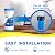 EXCELPURE Whole house 10" x 4.5" (5 Micron? Sediment Water Filter Compatible with Culligan GE FXHTC, RFC-BBSA, W50PEHD, GXWH40L, GXWH35F, GNWH38S, Dupont WFHD13001, Pentek R50-BB?2 PACK?