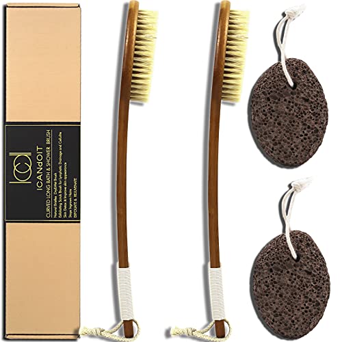Brosses de bain exfolier le dos sans glisser grâce au long manche