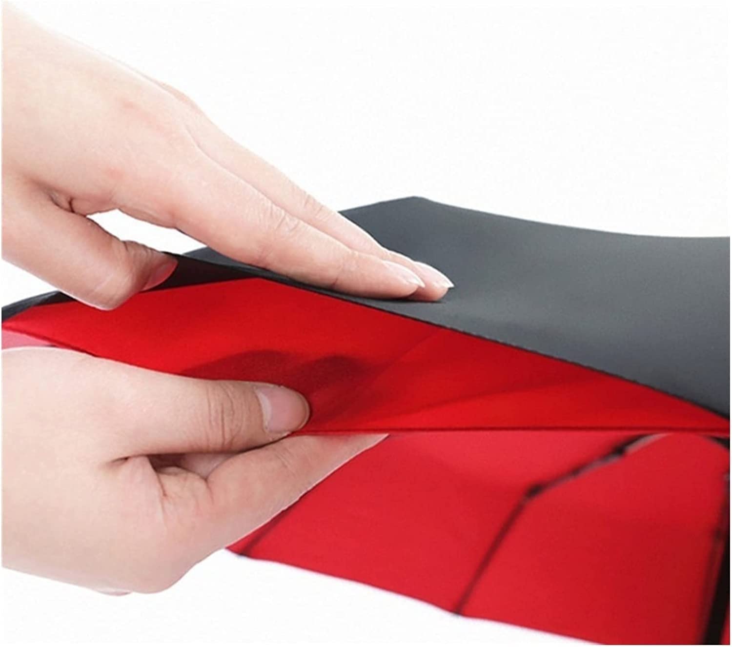 Ombrello Pioggia e Sole Ombrello Pieghevole Automatico, Ombrello Zaino Antivento, Ombrello Da Viaggio Chiusura Automatica Per Donna Uomo Uomo e Donna (Color : Rot)