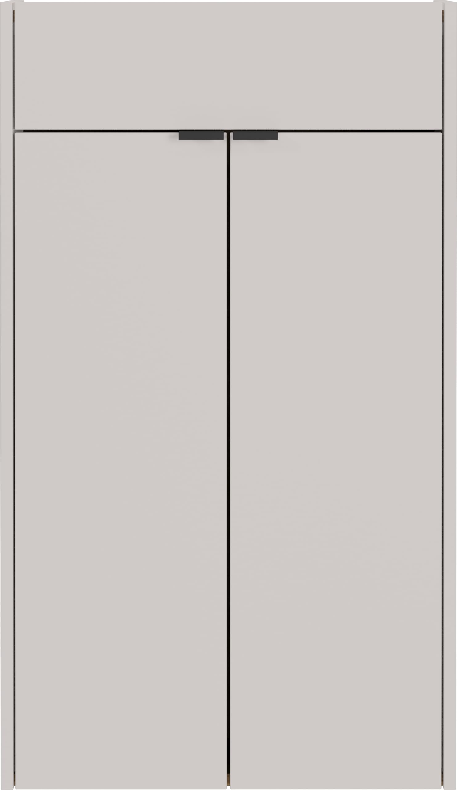 Germania szafka na buty 1397-605 GW-Ameca, z kaszmiru/dębu Navarra, mała głębokość – idealna do wąskich korytarzy, 56 x 97 x 22 cm (szer. x wys. x gł.)