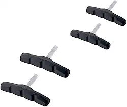 Kit 2 Pares De Sapata Freio Bike Dianteiro Traseiro V-brake Pinol 70mm Paco