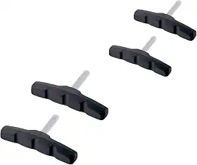 Kit 2 Pares De Sapata Freio Bike Dianteiro Traseiro V-brake Pinol 70mm Paco