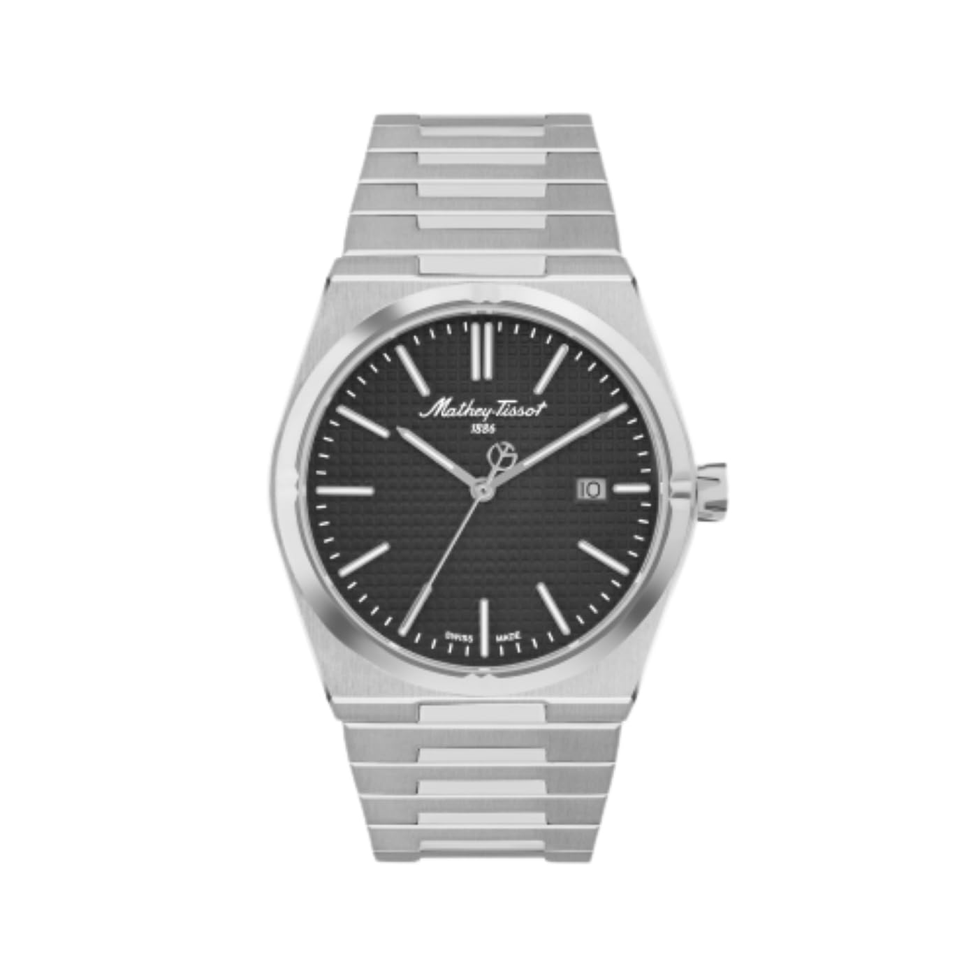 Mathey-Tissot Stainless Steel Black Dial Quartz Analog Watch for Men - H117An (B0CH1G246H) Amazon Price History, Amazon Price Tracker