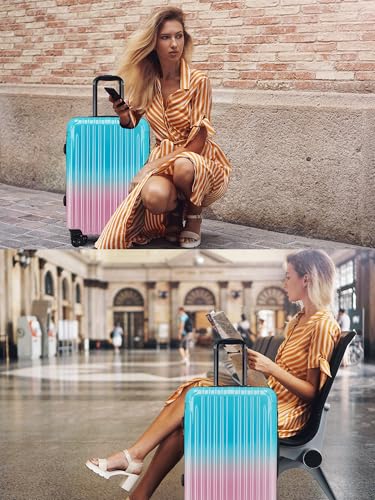 Image of Carry on Luggage - Airline Approved Suitcases with Spinner Wheels, Built-In TSA Lock，Hard Shell Expandable Suitcases