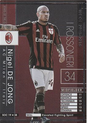 Amazon.co.jp: WCCF/15-16/SOC 19/ナイジェル・デ・ヨング : Sports