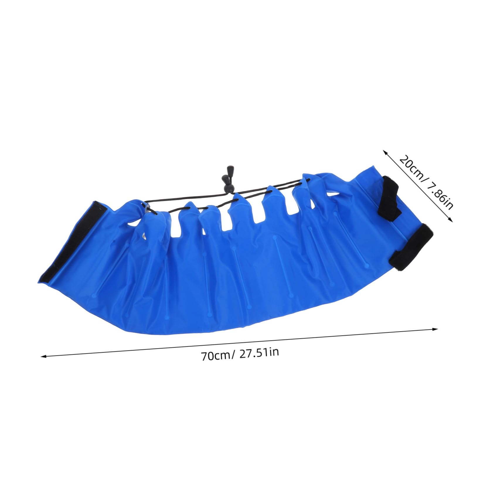 Paquet à Glaçons Réutilisables Bleus en Gel et Non-tissé pour Congélateur