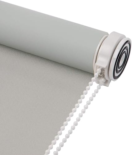 Miniatura 8 de Skansen Persianas enrollables de tensión, tela opaca hecha a medida de cualquier tamaño de 20 a 90 pulgadas de ancho, bloque de ahorro de energía