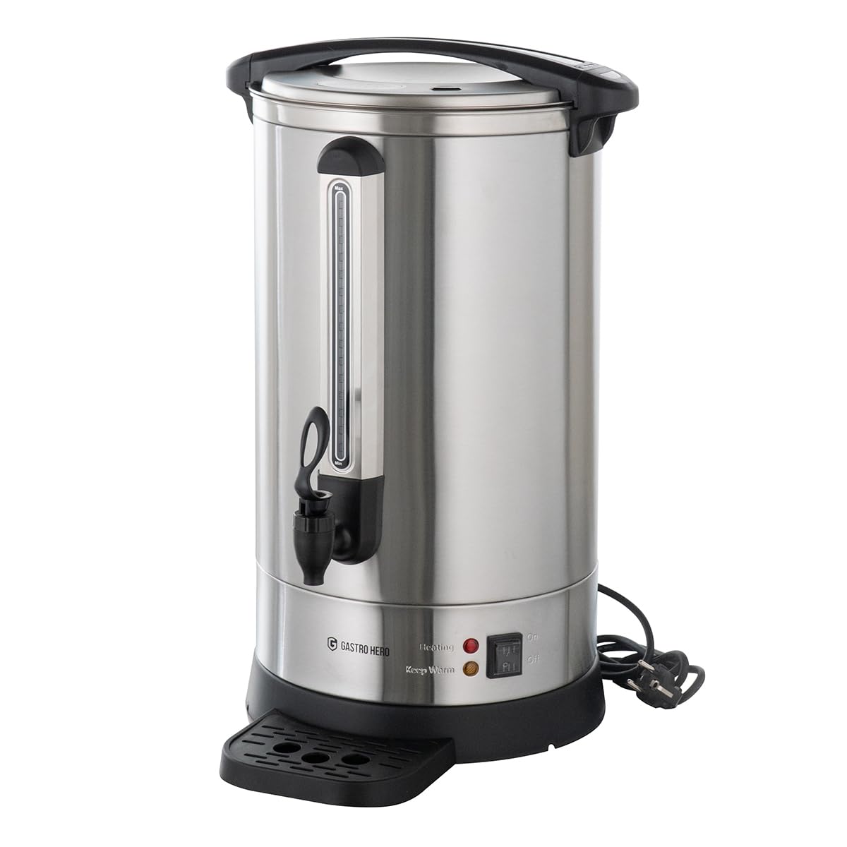 GastroHero Kaffeebereiter/Perkolator GDCB 12 Liter, mit Zapfhahn und Edelstahlfilter Gastronomiebedarf