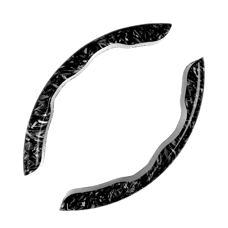 Image of Universal ABS Broken Carbon Texture Steering Wheel Grip Cover for All Car Models Safe Non-Slip Car Interior Accessory Long Lasting Print Comfortable Grip Steering Wheel Protector