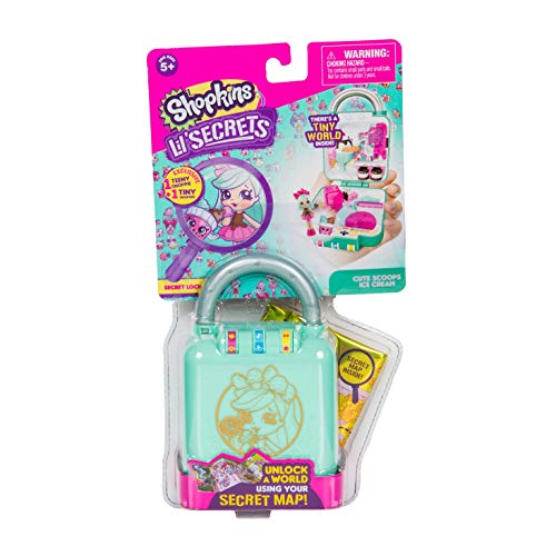 Shopkins Lil' Secrets Shop 'n' Lock Cute Scoops Ice Cream Shop