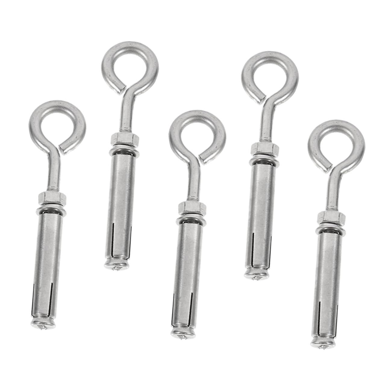 NAMOARLY Manhole Cover Mesh Expansion Bolts 5pcs Stainless Steel Expansion Screws Strong Bearing Capacity