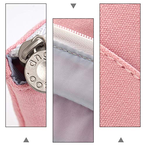 NUOBESTY Estojo para LÃ¡pis Infantil Bolsa para LÃ¡pis Porta-Canetas ZÃ­per Papelaria Bolsa Bolsa pa