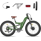 𝐏𝐮𝐫𝐜𝐡𝐚𝐬𝐞 𝟐𝟎𝟐𝟓 𝐖𝐀𝐑𝐑𝐈𝐎𝐑 𝐏𝐑𝐎 𝐰𝐢𝐭𝐡 𝟑𝐩𝐜𝐬 𝐫𝐞𝐚𝐫 𝐫𝐚𝐜𝐤 𝐩𝐚𝐜𝐤 (𝐢𝐧𝐜𝐥𝐮𝐝𝐞𝐬 𝐫𝐞𝐚𝐫 𝐫𝐚𝐜𝐤, 𝐟𝐮𝐥𝐥-𝐜𝐨𝐯𝐞𝐫 𝐟𝐞𝐧𝐝𝐞𝐫𝐬, 𝐭𝐚𝐢𝐥𝐥𝐢𝐠𝐡𝐭), 𝐠𝐞𝐭 𝐞𝐱𝐭𝐫𝐚 𝐓𝐖𝐈𝐒𝐓 𝐓𝐇𝐑𝐎𝐓𝐓𝐋𝐄 𝐠𝐢𝐟𝐭 𝐃𝐞𝐬𝐢𝐠𝐧𝐞𝐝 𝐟𝐨𝐫 𝐀𝐝𝐯𝐞𝐧𝐭𝐮𝐫𝐞 & 𝐏𝐞𝐫𝐟𝐨𝐫𝐦𝐚𝐧𝐜𝐞: The dual motor ebike is equipped with 2 powerful hub motors and an unlocked co...