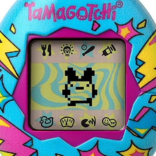 TAMAGOTCHI Original Bandai Lightning Shell with Chain - The Original Virtual Reality Pet 429883NBNP, Blue (42923NBNP)