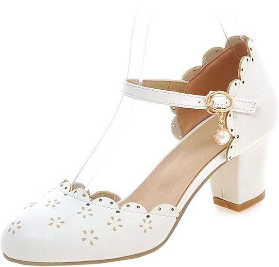 white kitten heels amazon