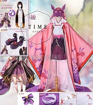 Fate/GrandOrder 刑部姫 コスプレ フルセット Amazon.co.jp: FGO Fate/GrandOrder 刑部姫 靴下*髪飾り メガネ付き