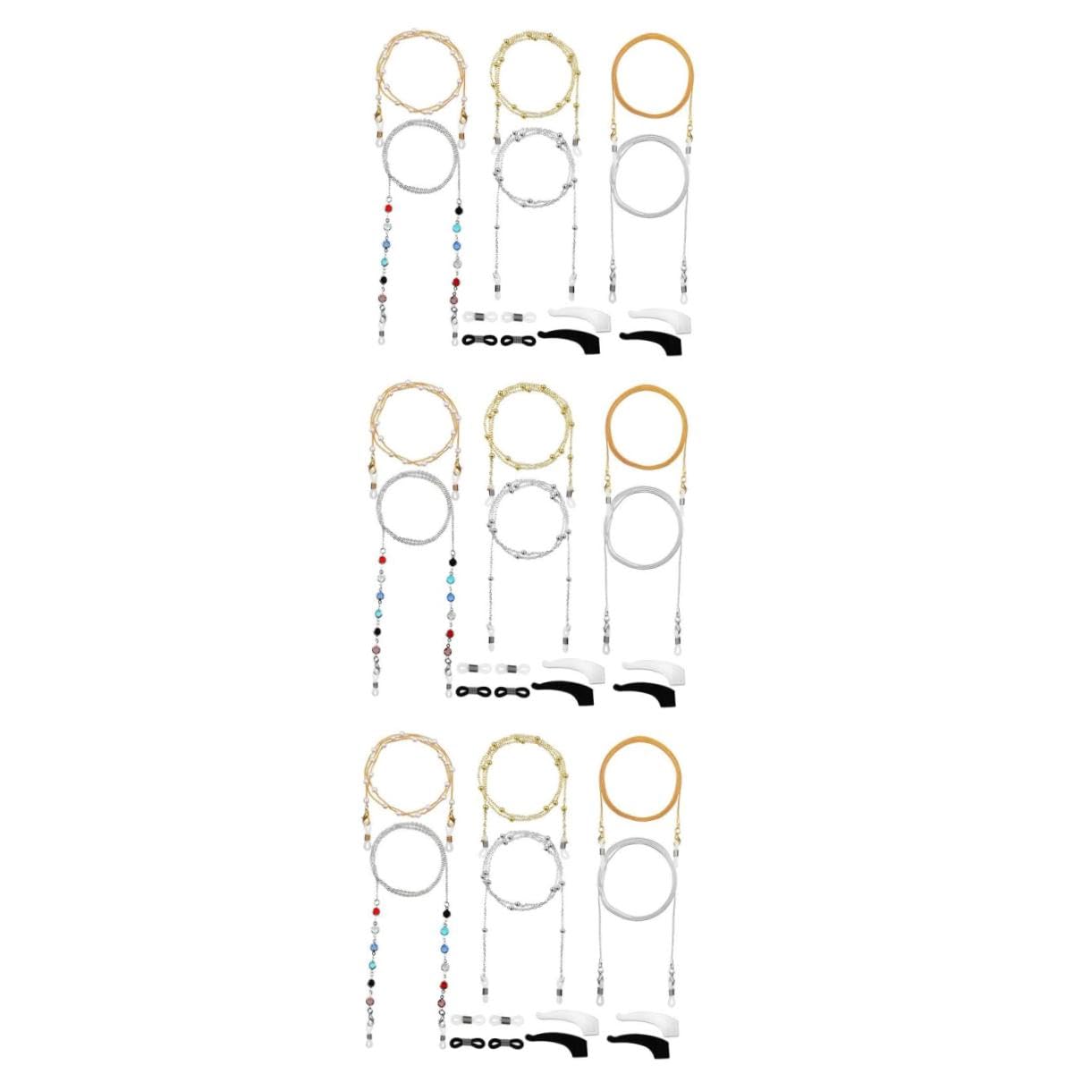 SOIMISS 3sätze Anti-lost Ropes Für Brillen Stabiler Brillenhalter Mit Erstklassigem Material Für Täglichen Gebrauch Leuchtenden Farben Für Einen Ansprechenden Look