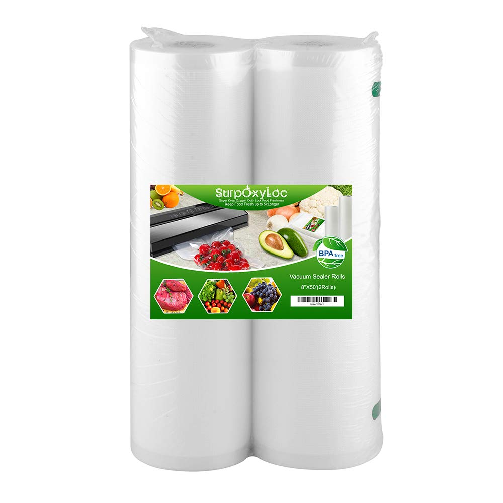 Rotoli Sacchetti Sottovuoto Nutri-Lock - 2x28cmx15m Per Cottura Sous Vide E Conservazione