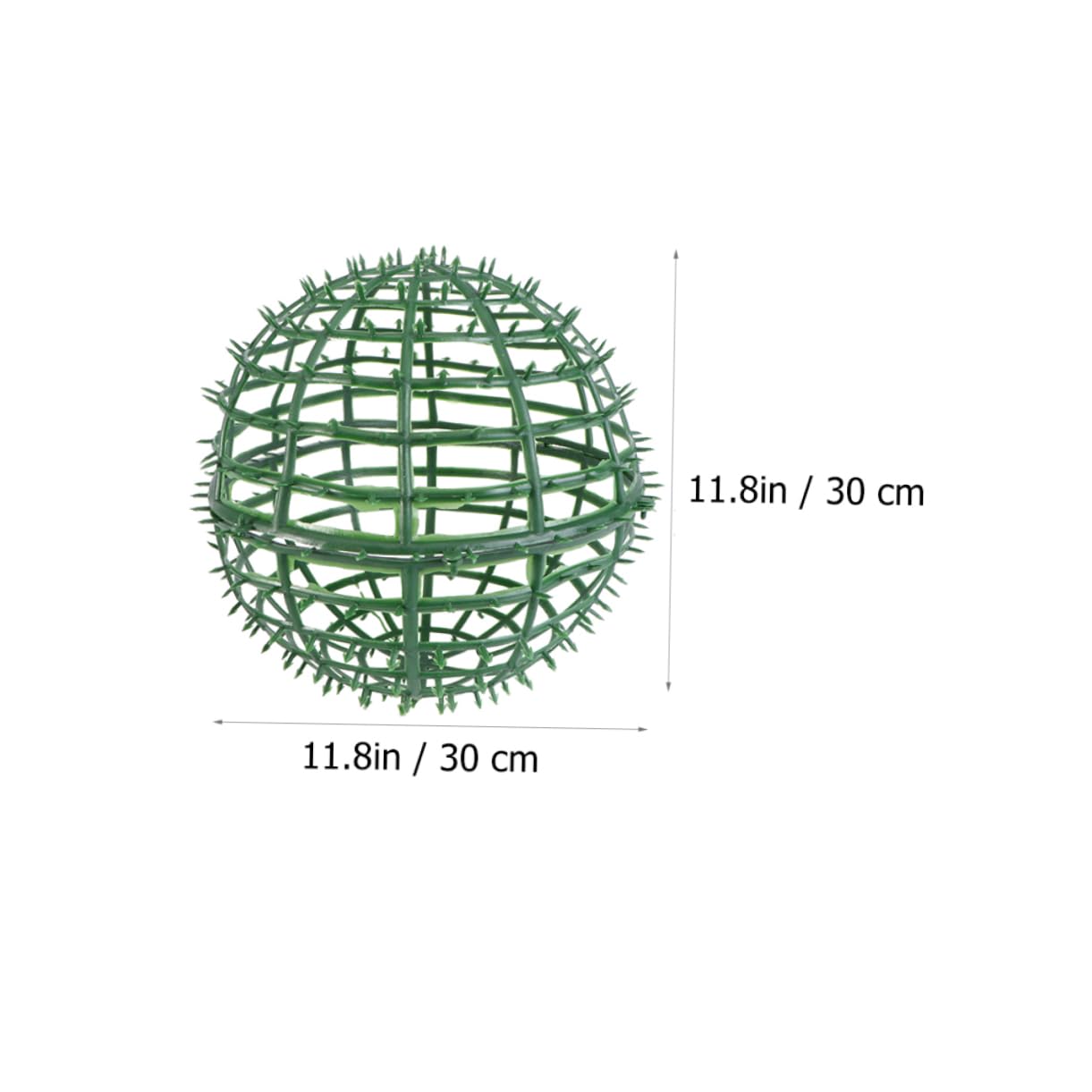 LIFKICH 2pcs Artificial Topiary Ball Stand Diy Topiary Shape Faux Flower Spheres Rack Plastic Plant Rack